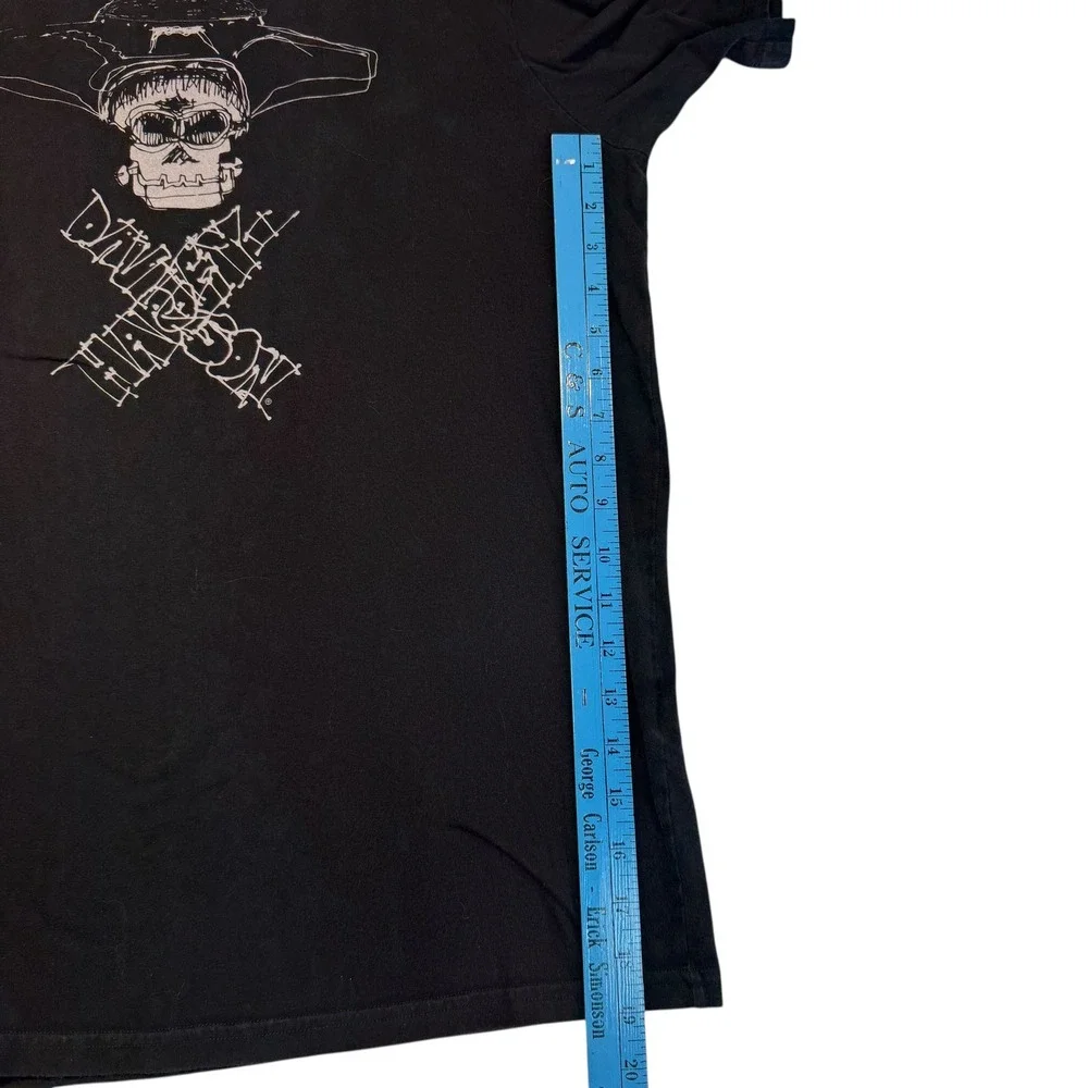 Harley Davidson Willie G Skull Graphic T Shirt Black Limited Edition Mens Medium